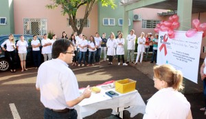  Prefeito Cantelmo Neto fala a enfermeiros e agentes de saúde durante abertura da Semana de Prevenção às DSTs 