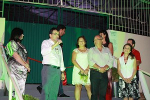 Abertura do espaço foi feita pelo prefeito Cantelmo Neto e pela diretora de Cultura, Soraia Quintana; familiares do homenageado também participaram do evento